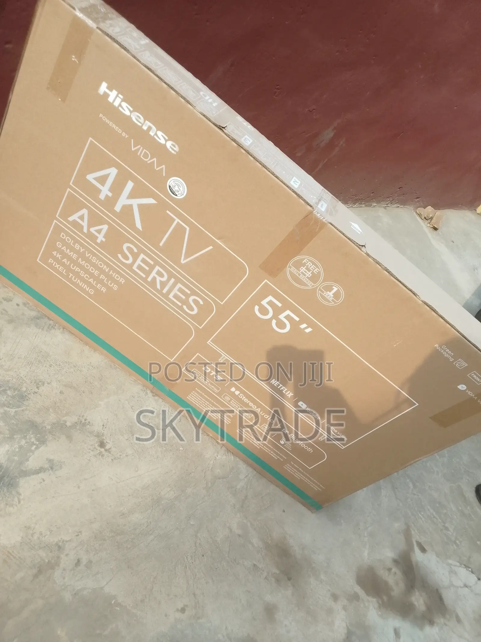 Hisense 55" Smart TV +Wifi +Bluetooth