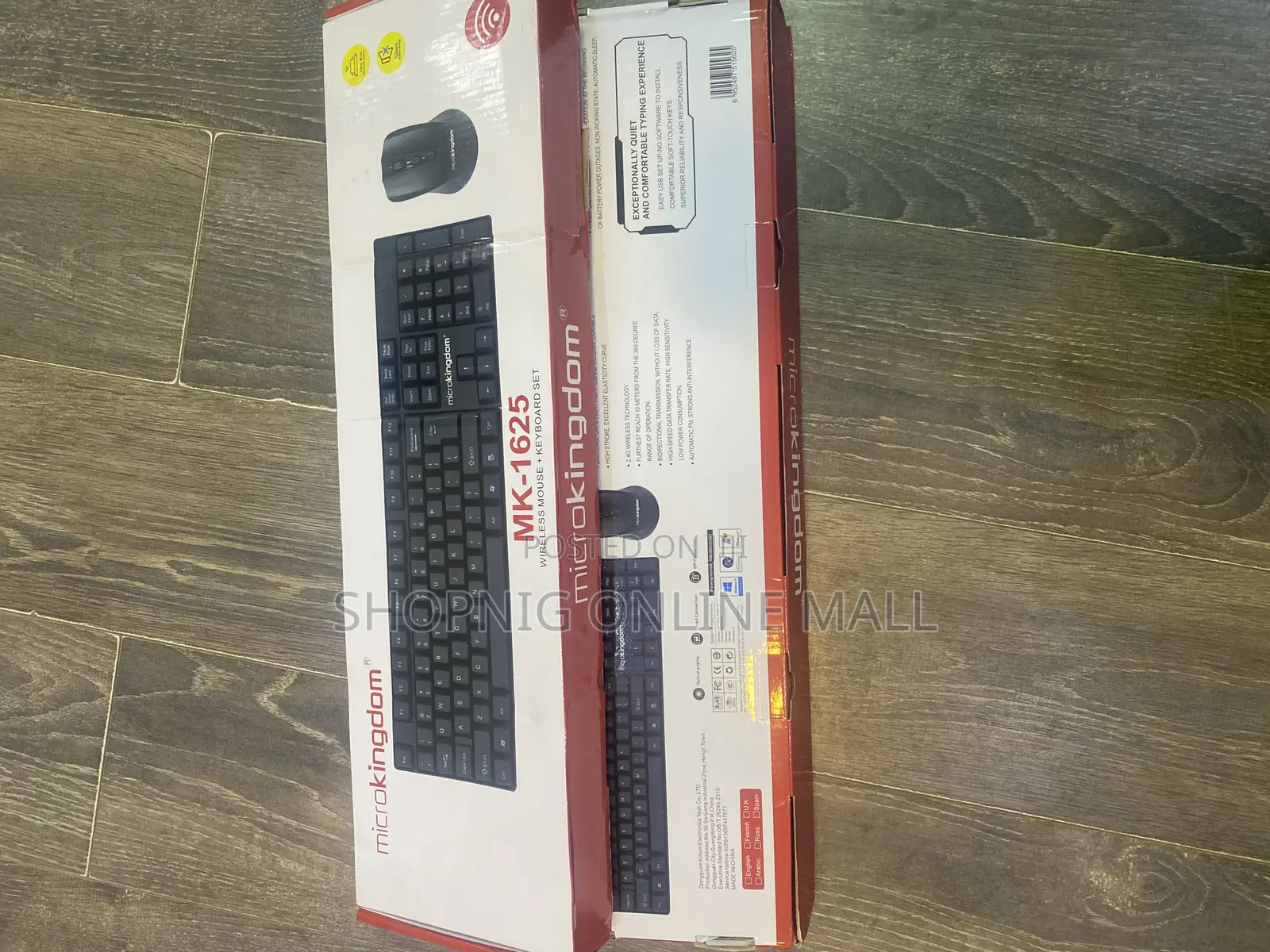 Microkingdom Mk-1625 Wireless Keyboard and Mouse