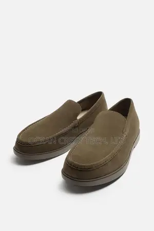 Zara Leather Moccasins
