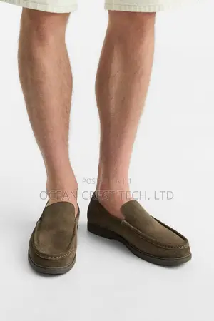 Zara Leather Moccasins