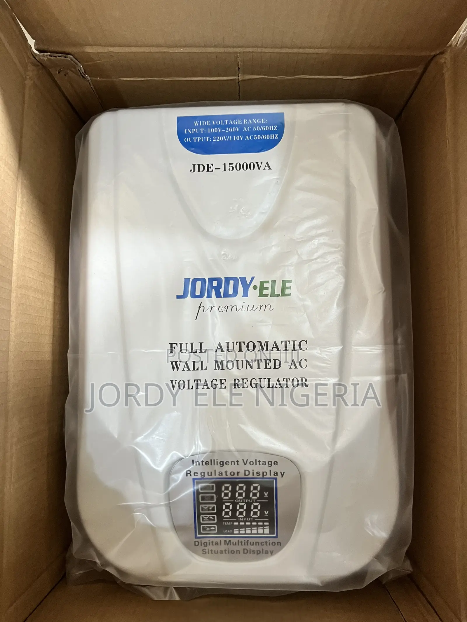 15kva Automatic Voltage Regulator Stabilizer Twin Servo Moto