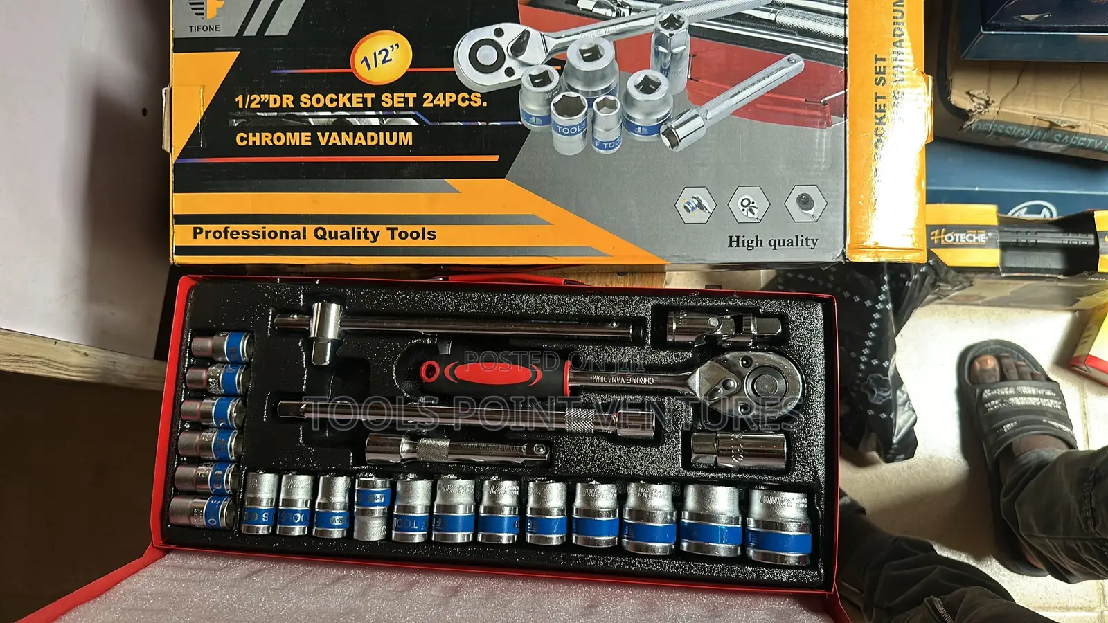 1/2” Dr Socket Set 24pcs