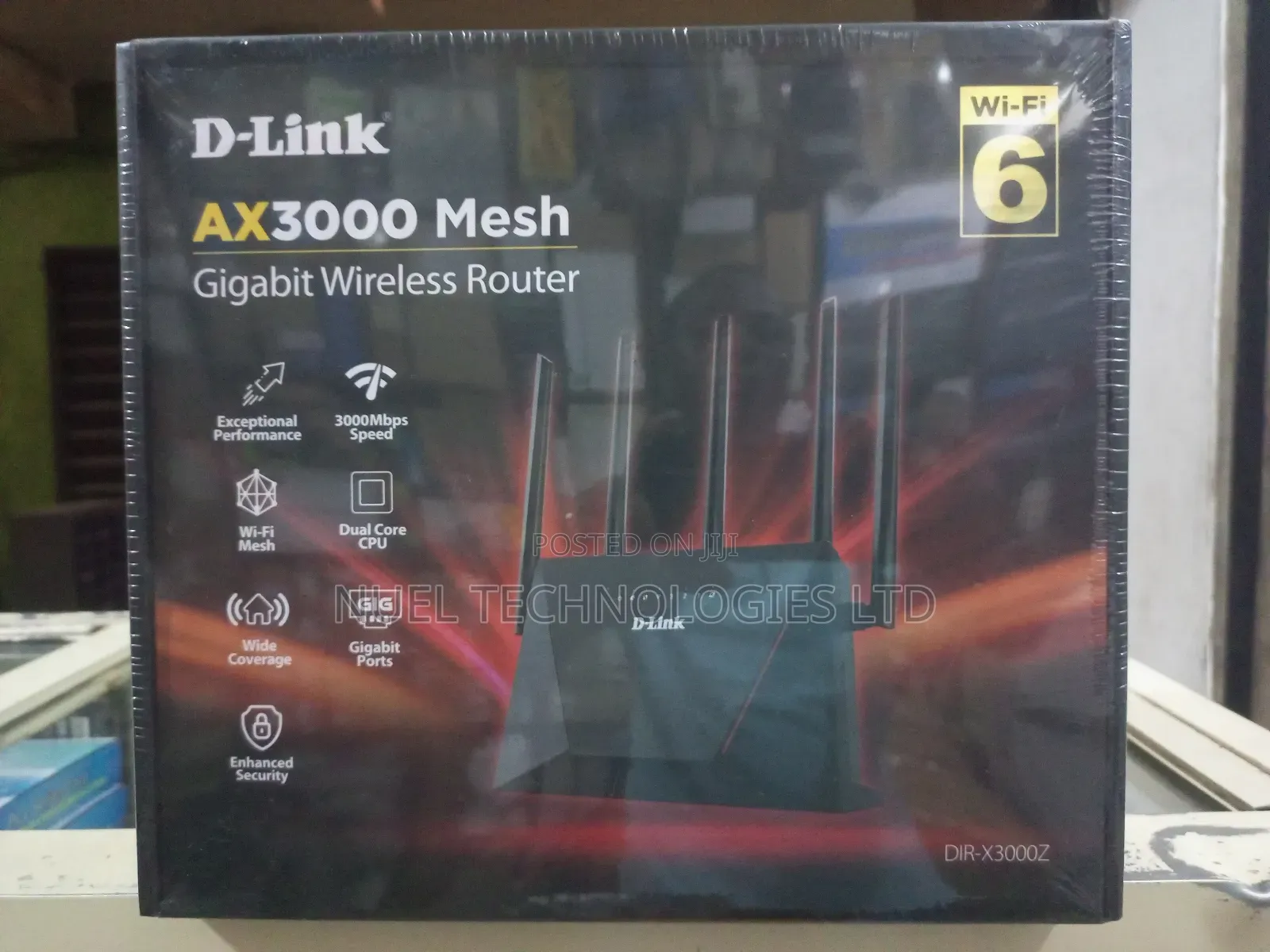 D-Link Ax3000 Mesh Gigabit Router (Dir-X3000z)