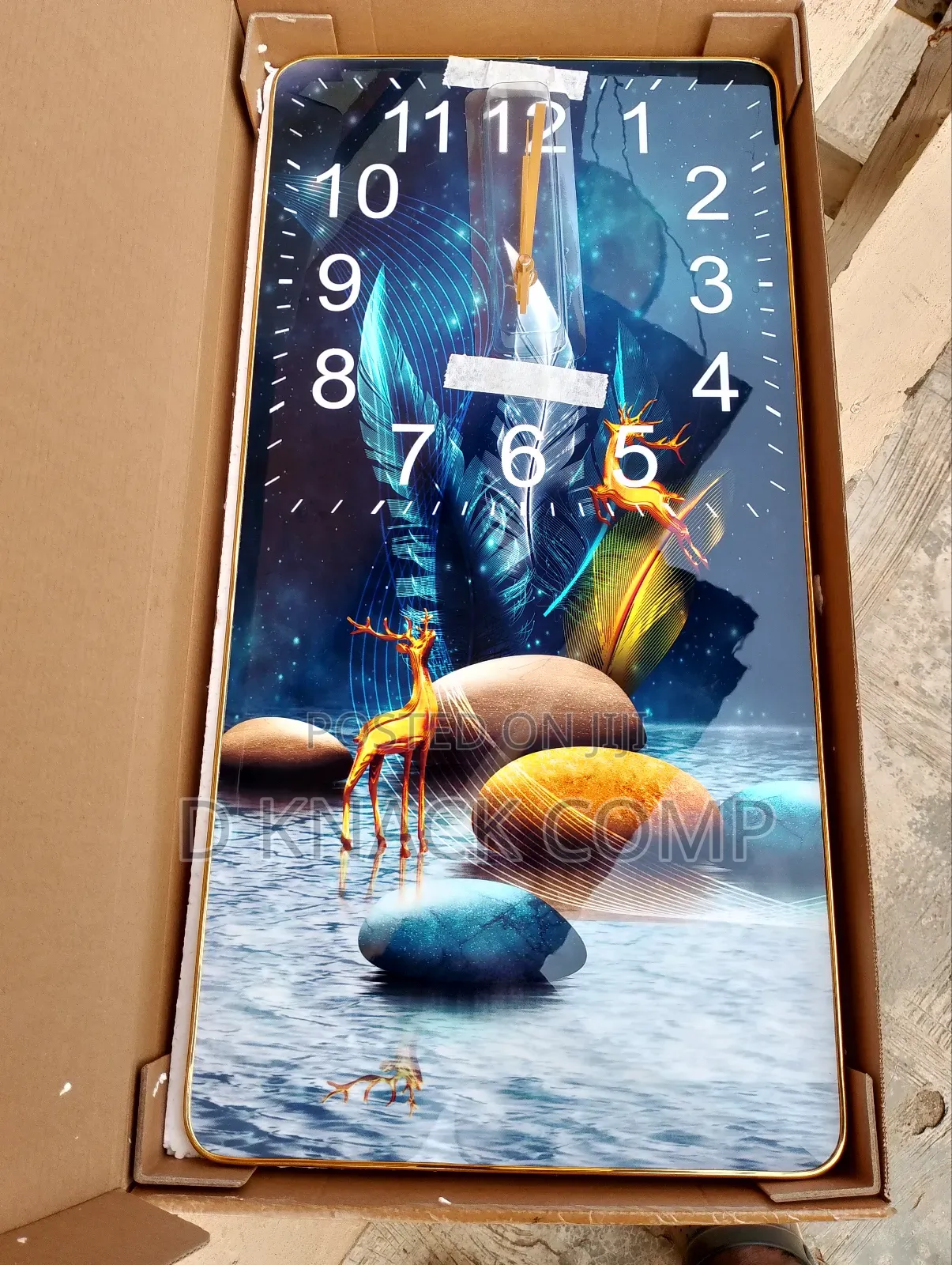 Luxury Pendulum/Silent Wall Clock 60cm X 29.8cm