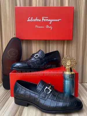 Original Salvatore Ferragamo Men Loafers Shoe Collection