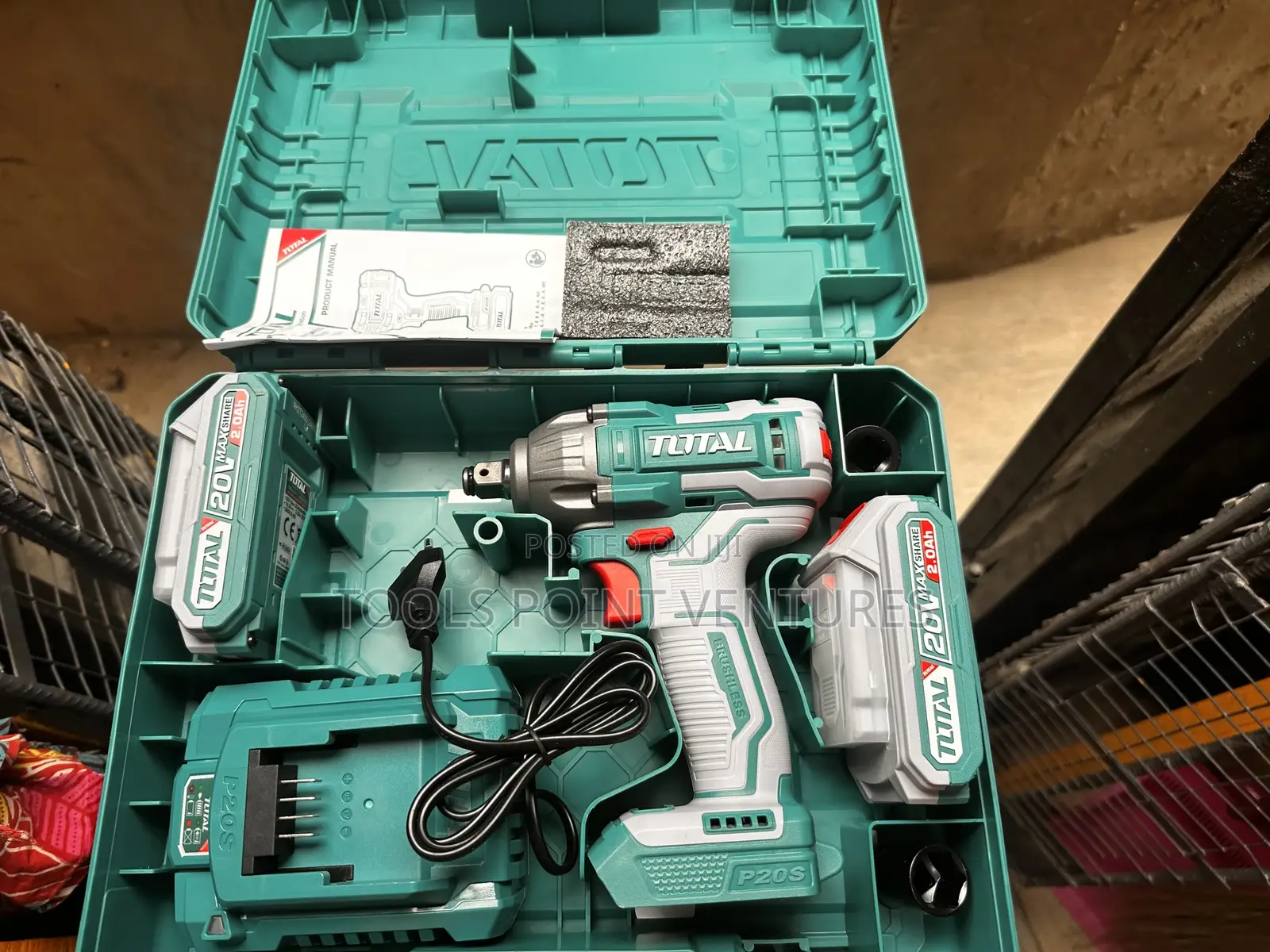 Total 20v Cordless Impact Wrench