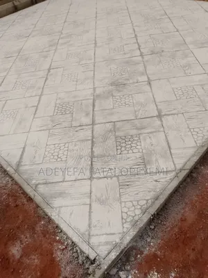 Stamp Floor Concrete and Tiling.