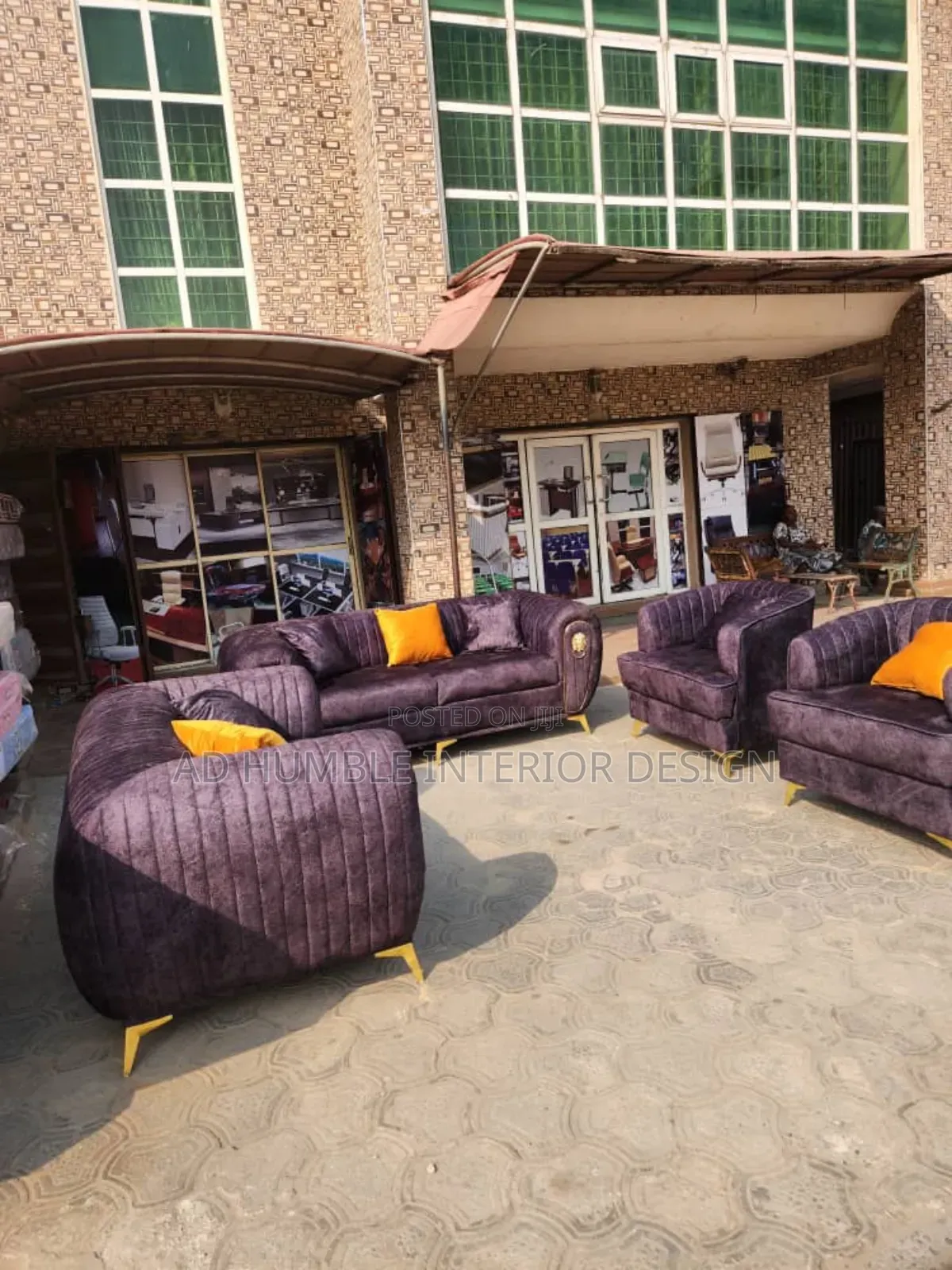 Purple 7 Sitter Sofa