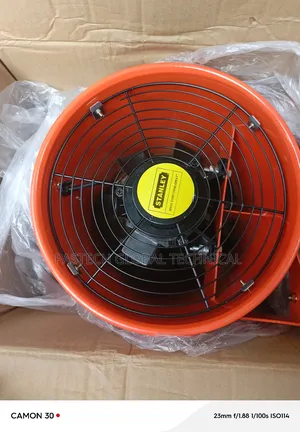 10" Portable Ventilator With a 5m Hose 220v-240v