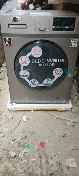 New LG Inverter 10kg Front Loader Washing Machine
