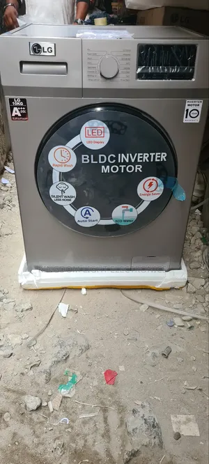 New LG Inverter 10kg Front Loader Washing Machine