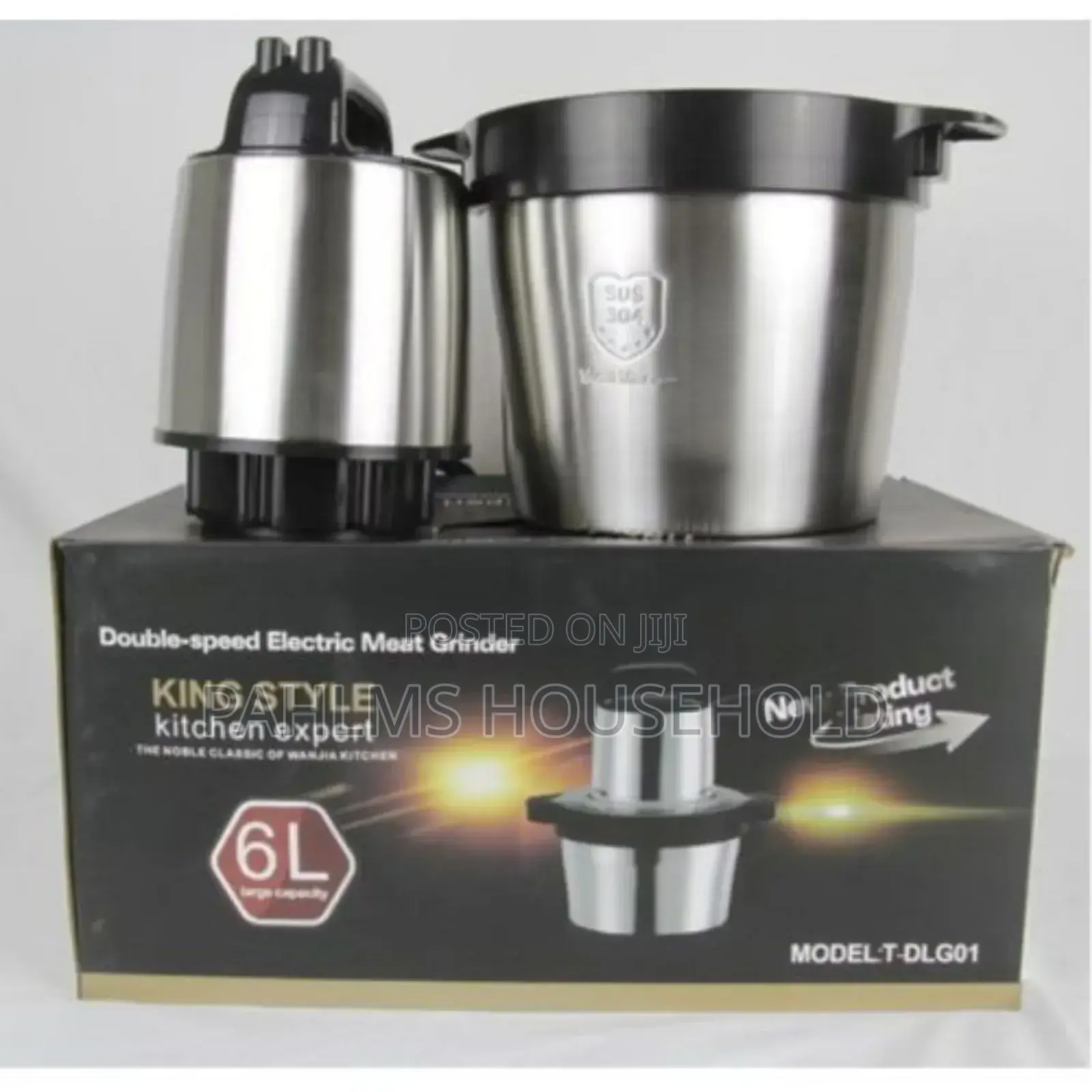 6L Stainless Steel Yam Pounder| Food Processor