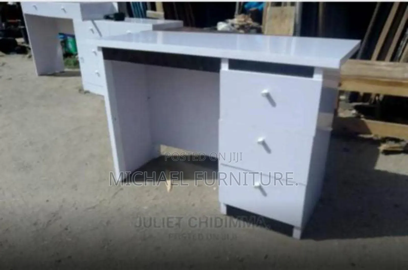 3 by 4 Table With 3 Drawers
