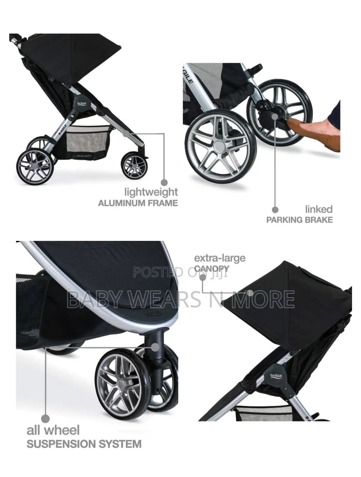 Britax B-Agile Lightweight Stroller