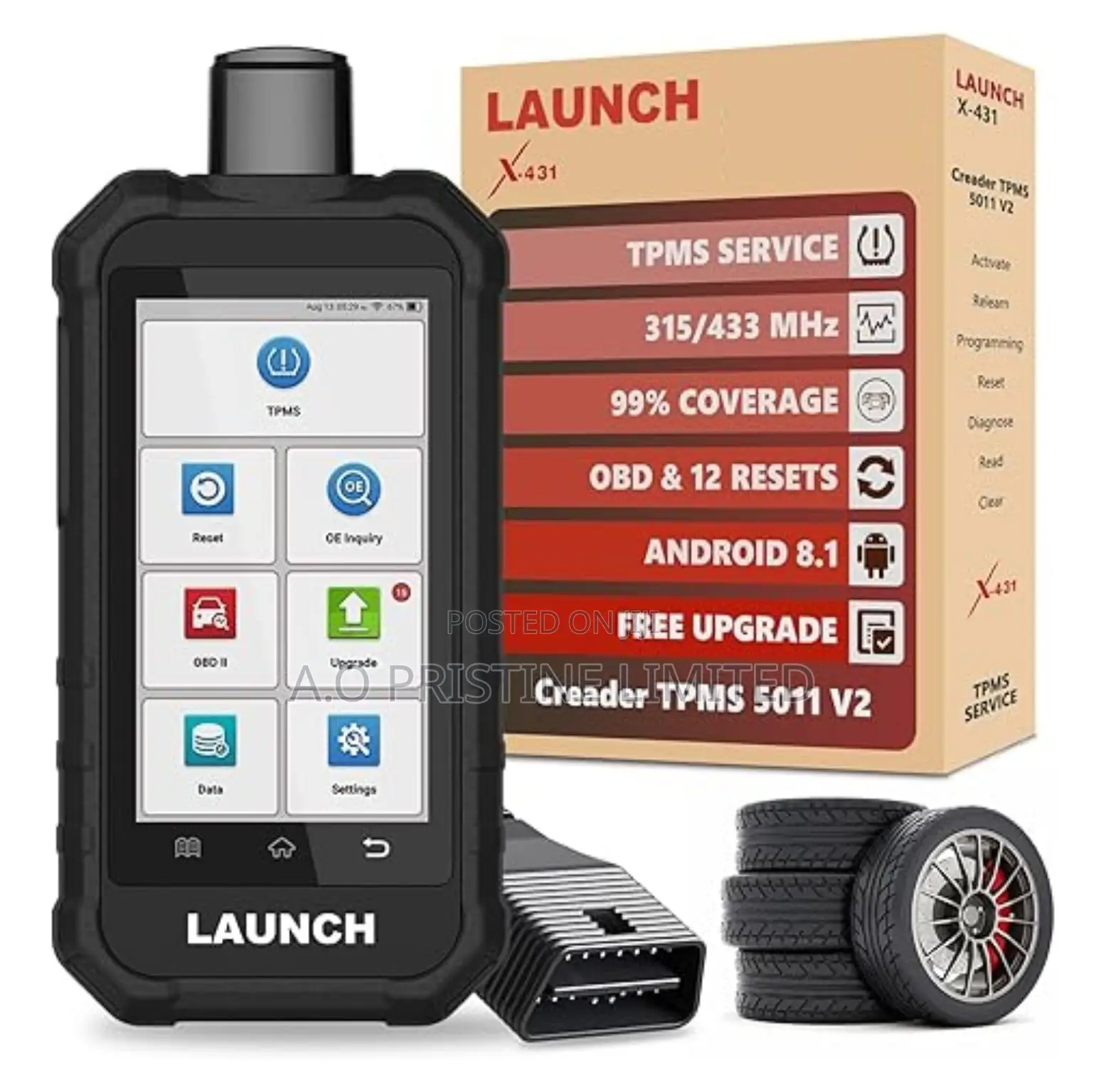 LAUNCH Creader TPMS 5011 V2 With 12 Reset Functions