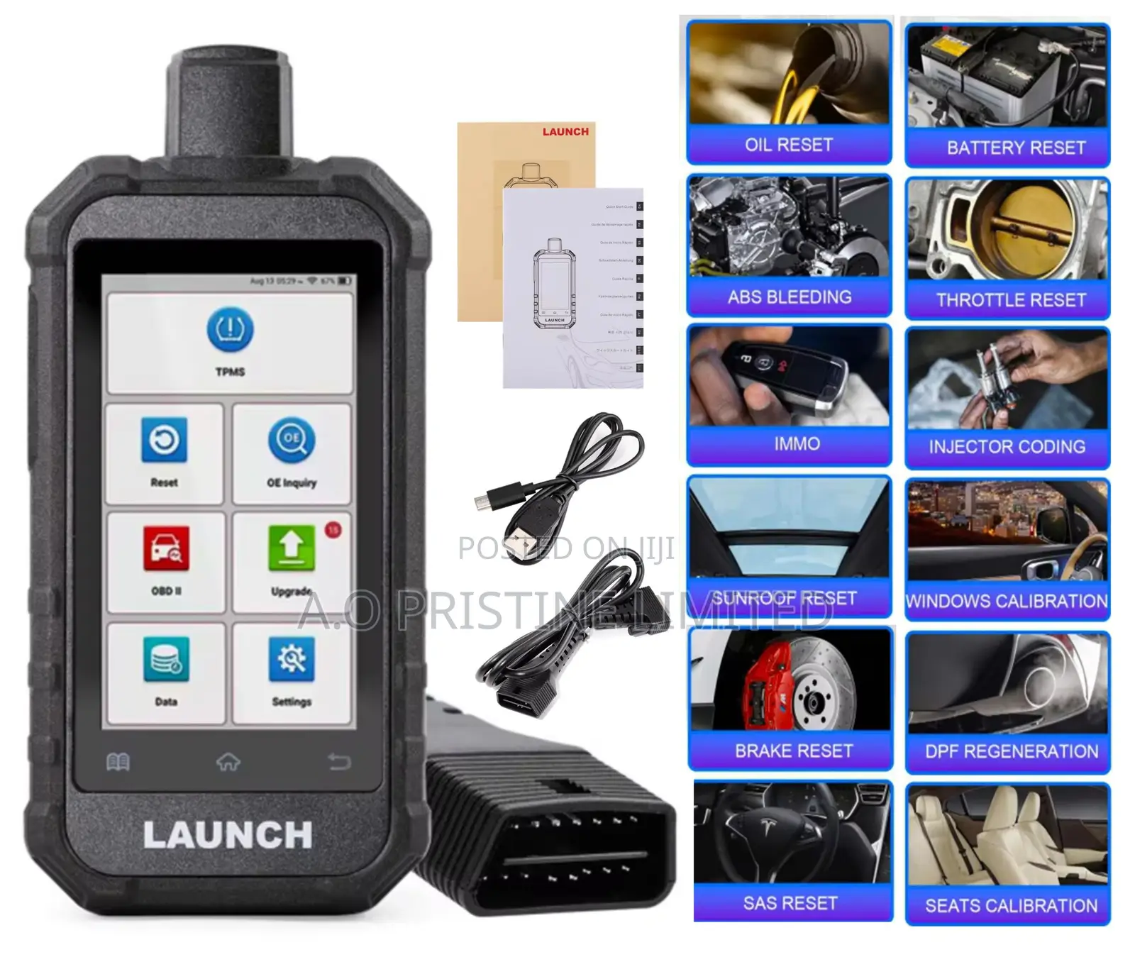 LAUNCH Creader TPMS 5011 V2 With 12 Reset Functions