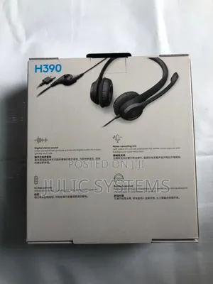 Logitech USB Computer Headset H390 (Black)