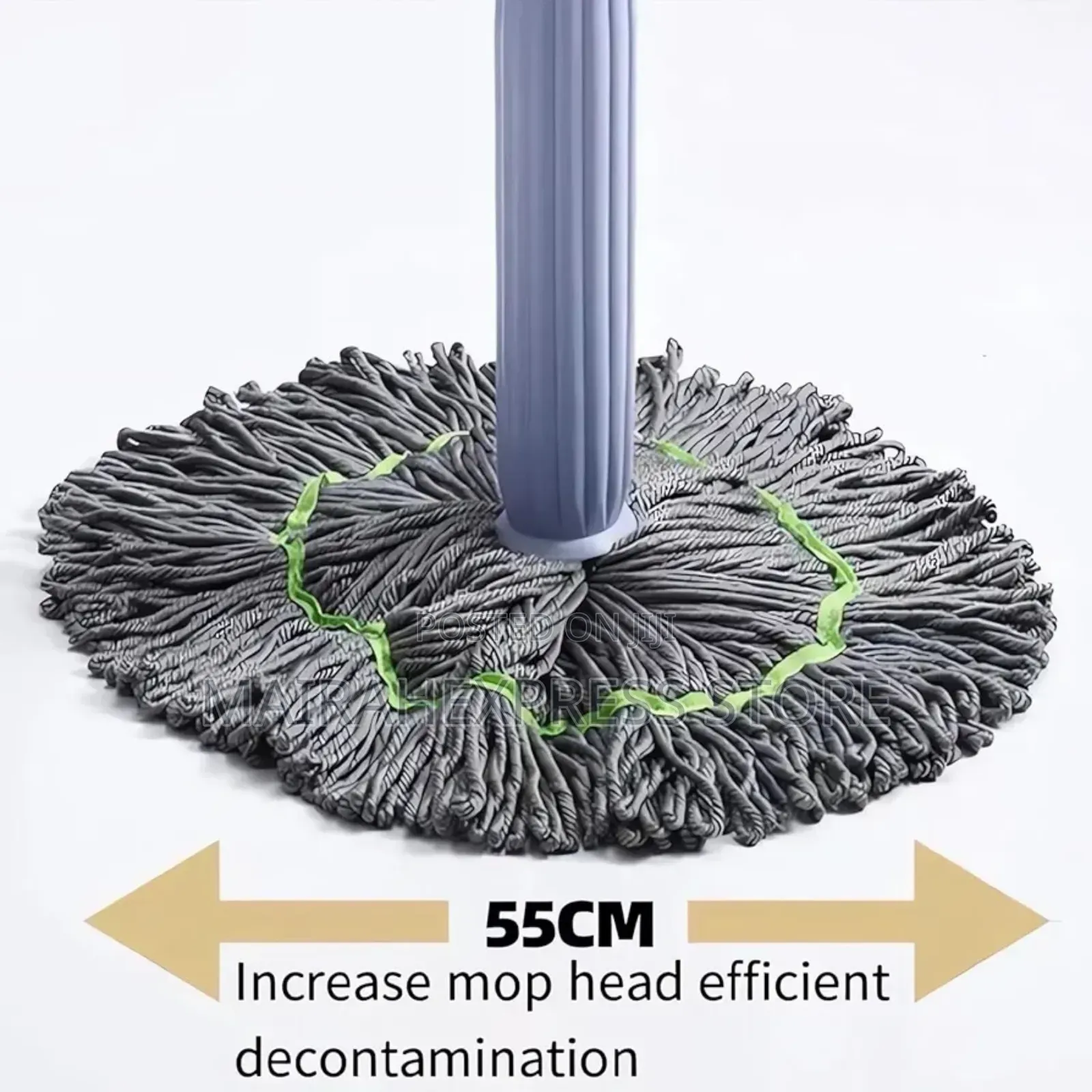 2in1 Dehydration, Self-Wringing Twist Mop for Floor Cleaning