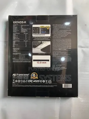 Transcend 8xdvds-k Portable Cd/Dvd Writer