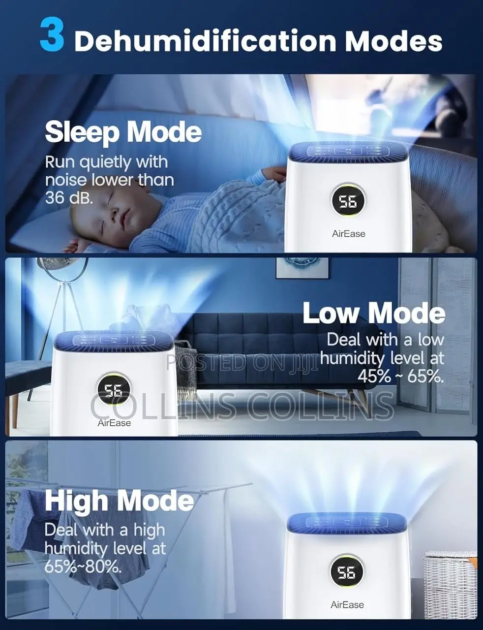 Airease 12l Dehumidifier