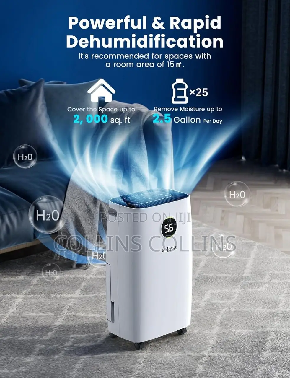 Airease 12l Dehumidifier
