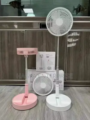 Height Adjustable Folding Fan