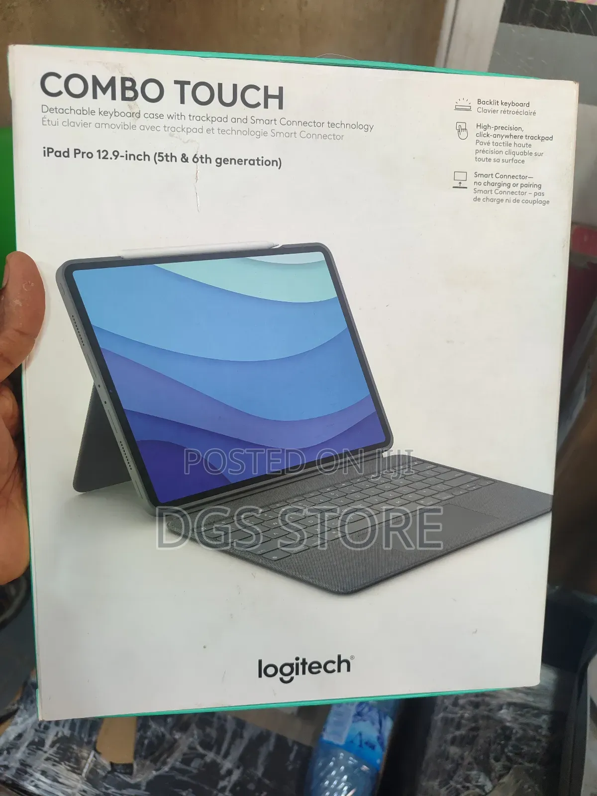 Logitech Combo Touch Keyboard iPad Pro 12.9" 5th Gen 6thgen