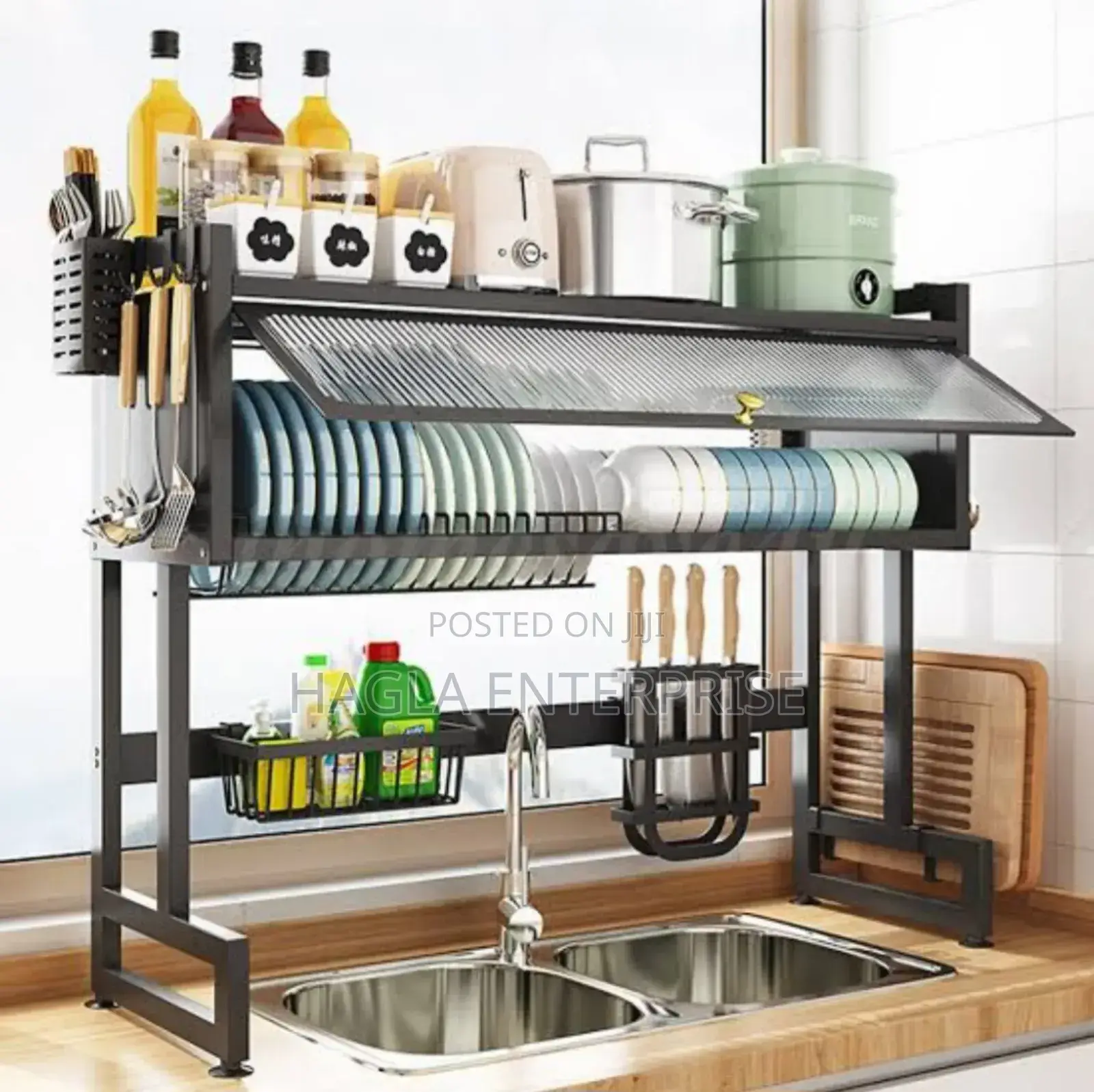Over the Sink 3 Tier Dish Rack