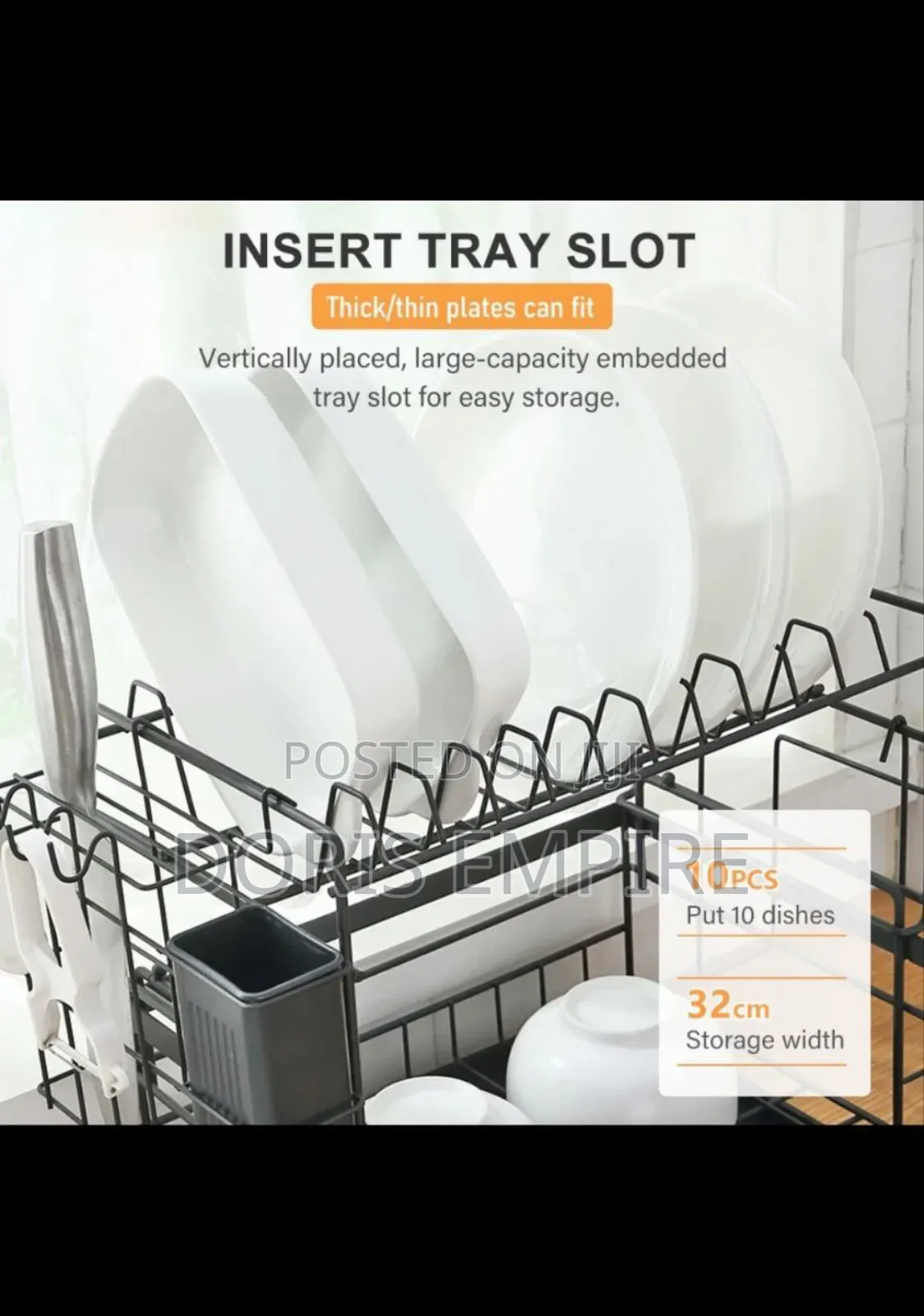 Qaulity 3-Tier Dish Rack Available