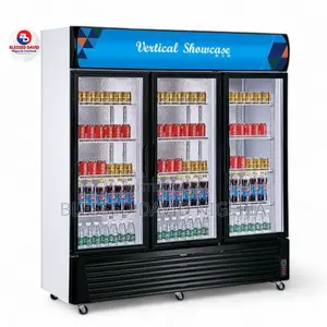 Vertical Showcase LG-1300B Refrigerator Beverage Showcase