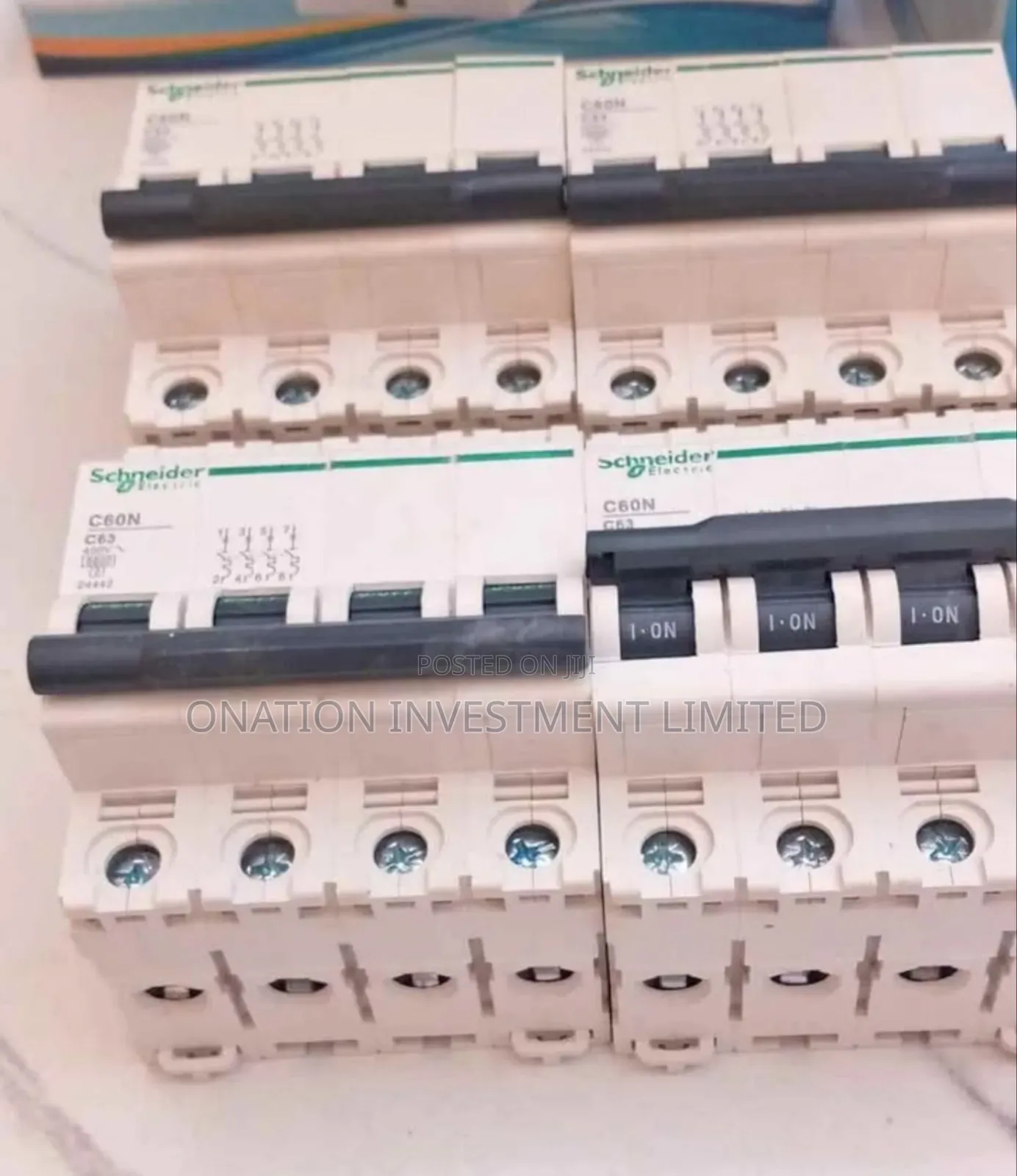 63A AC/DC Schneider Breakers 4poles