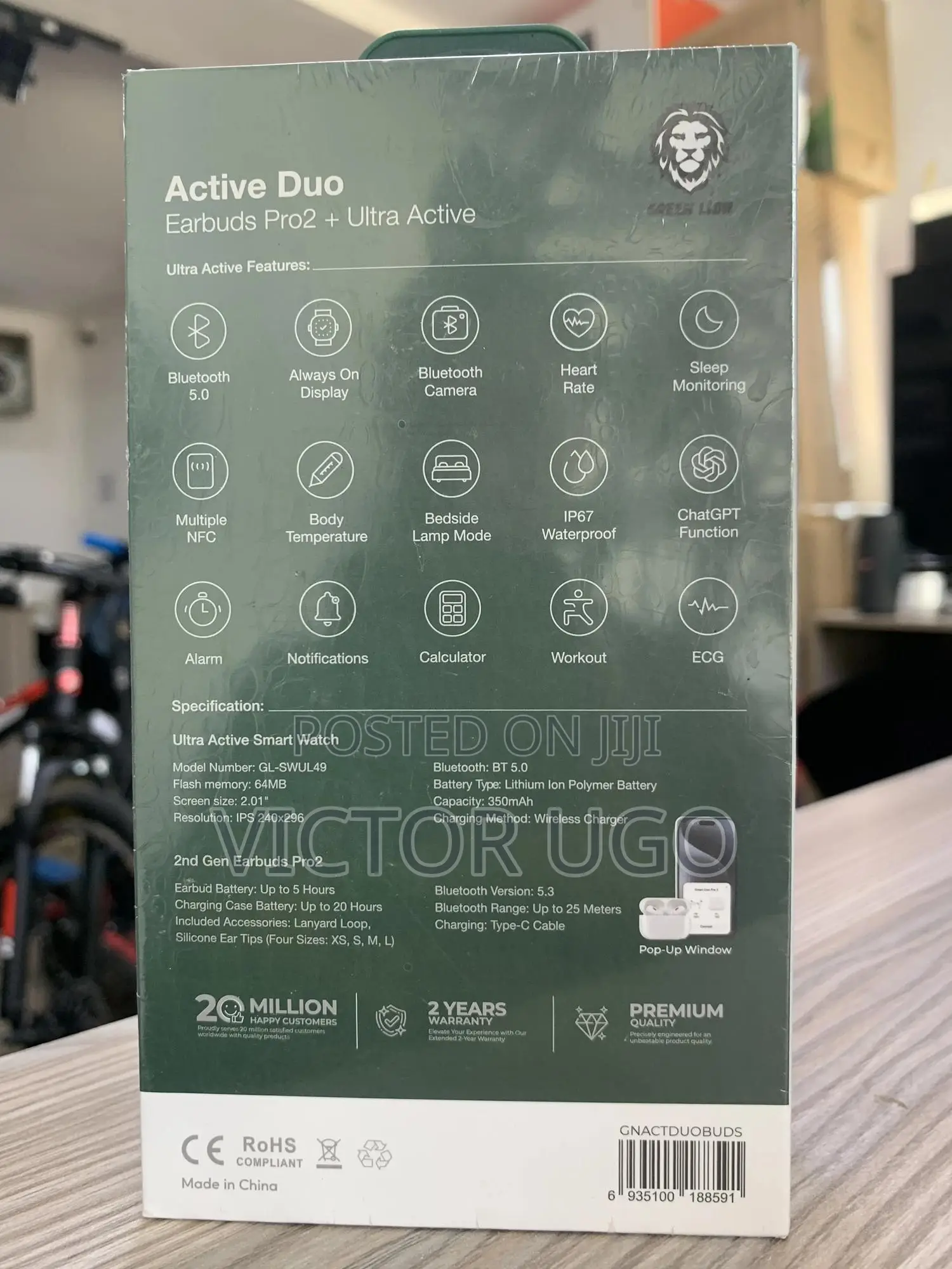 Green Lion Active Duo Earbuds Pro2