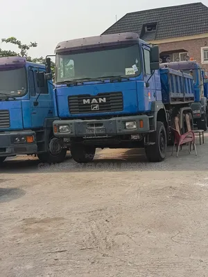 Photo - Foreign Used Man Diesel Truck 10 Tyres Tga Engine