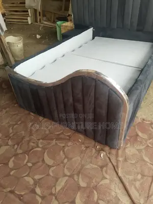 6ft X 4.5ft Bedframe (Gray Color)
