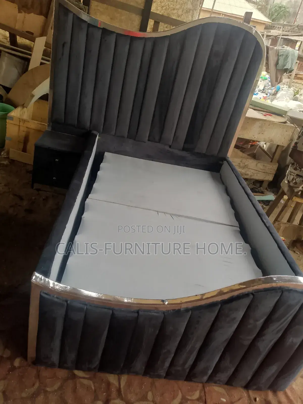 6ft X 4.5ft Bedframe (Gray Color)