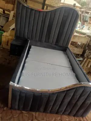 6ft X 4.5ft Bedframe (Gray Color)