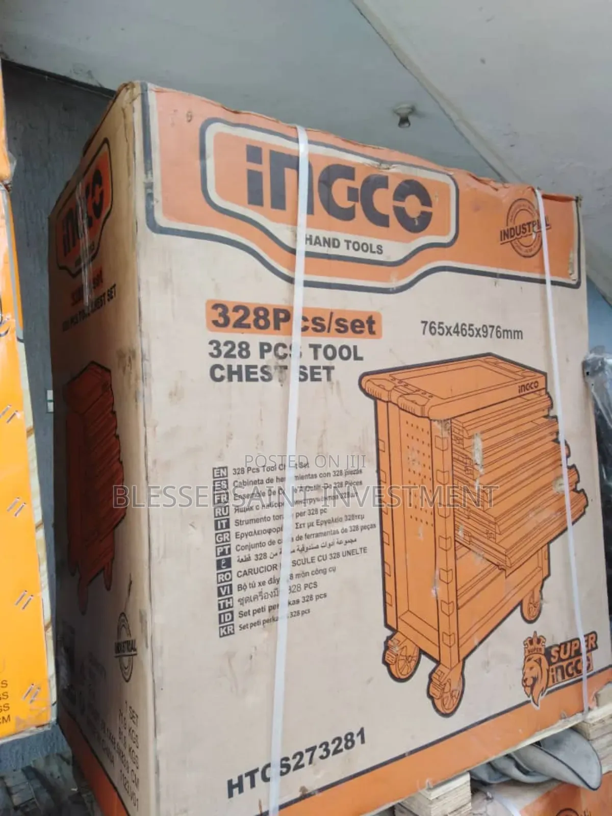 Ingco Tools Chest Set 328 Pics Tools Box