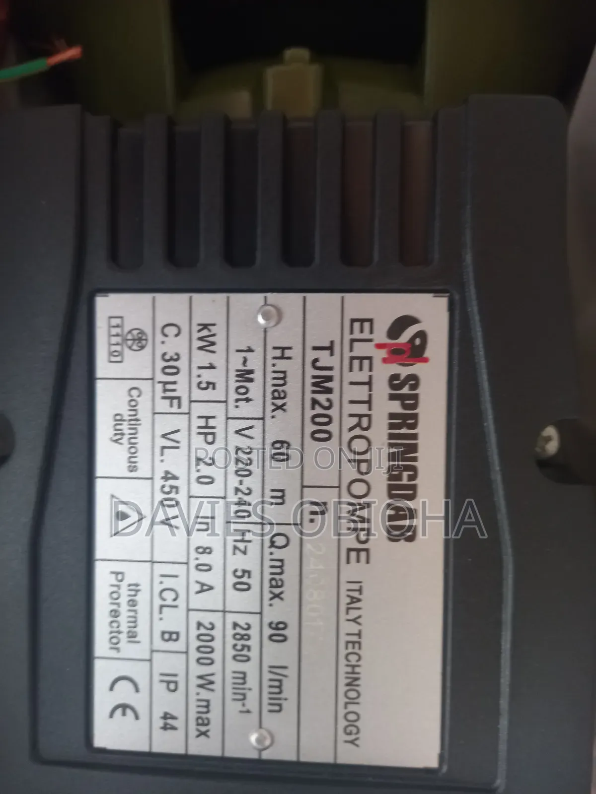 2hp Spring Dab Surface Pump
