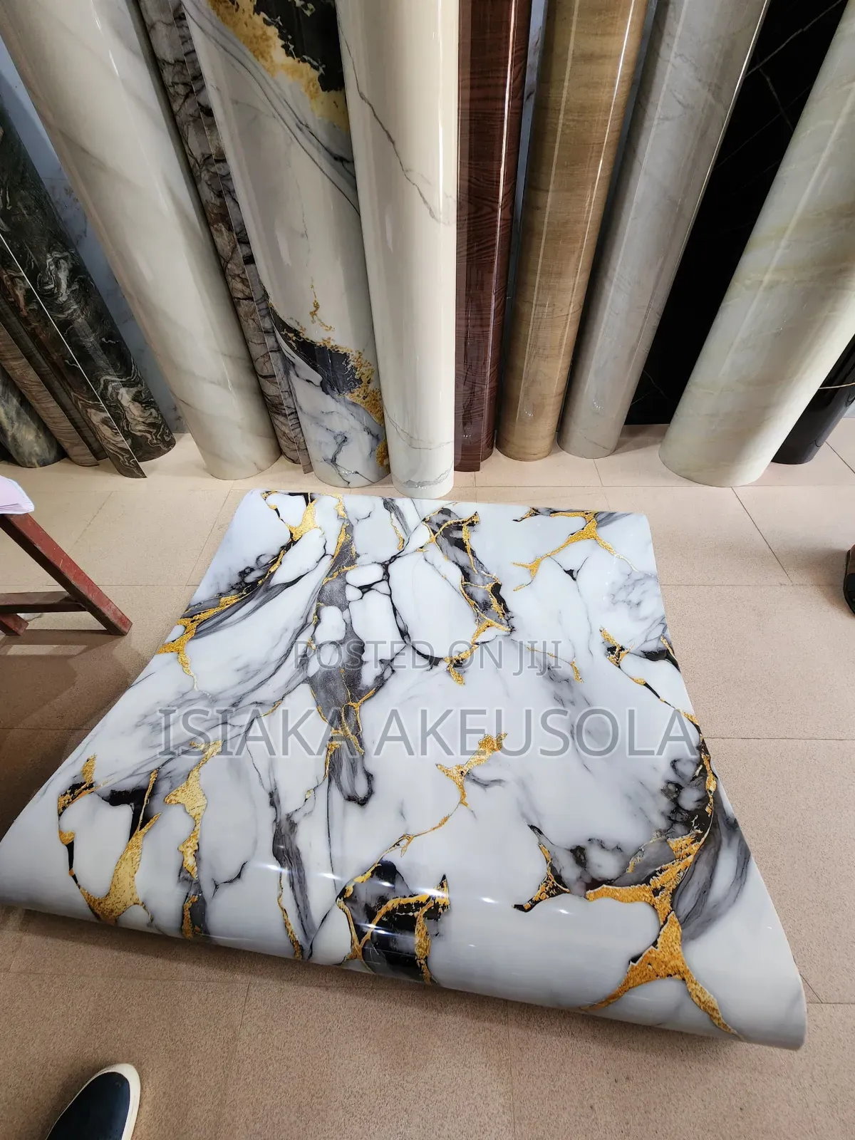 4 X 9 Wall Marble Sticker