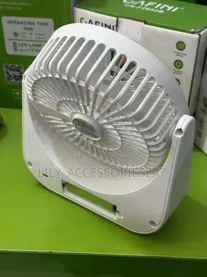 Cafini Smart Table Fan Powerful Cooling 4500mah Battery