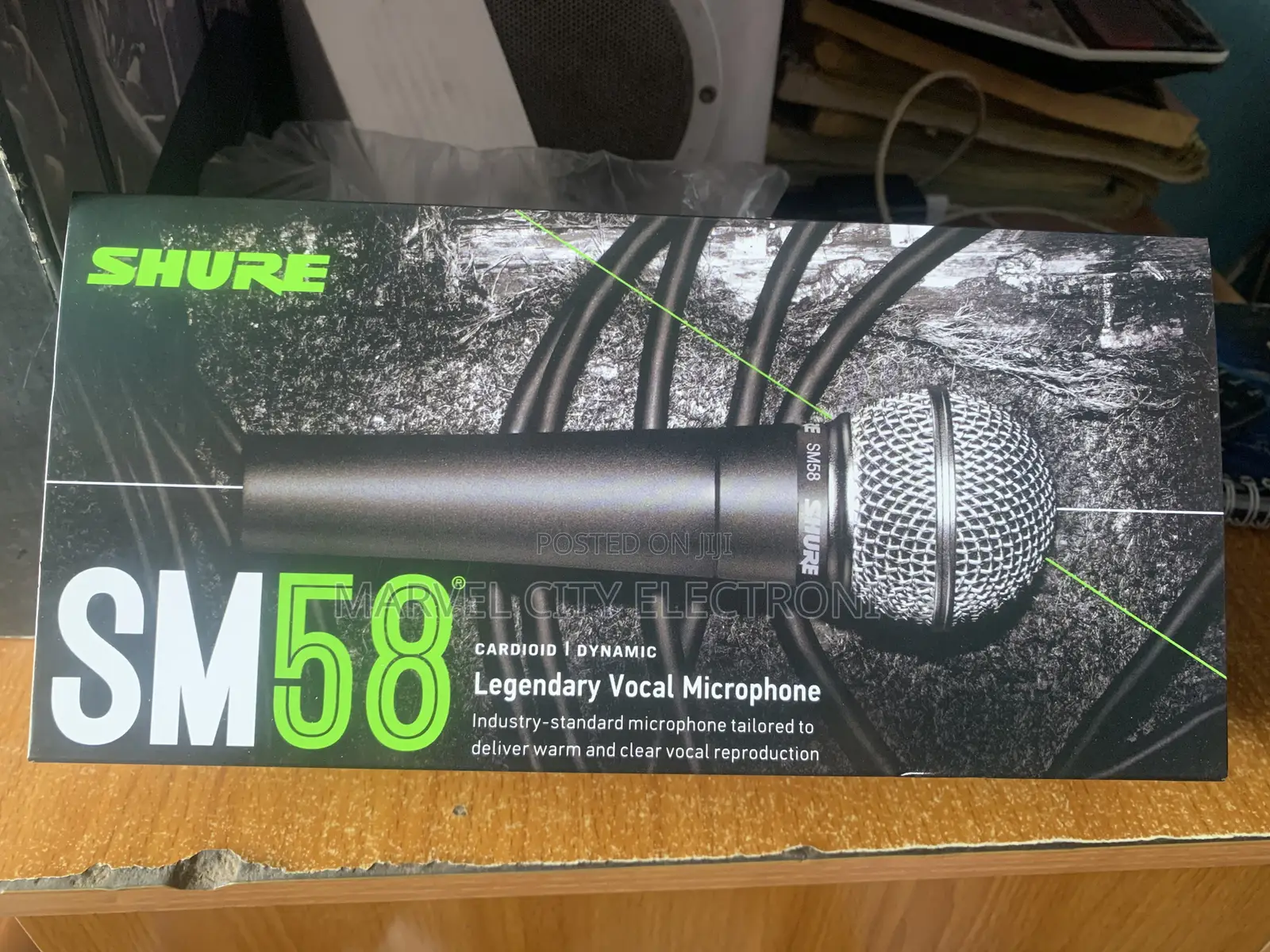 Original Shure Sm58 Wired Microphone