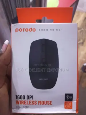 Porodo 2.4G Wireless N Bluetooth Rechargeable Mouse DPI 1600