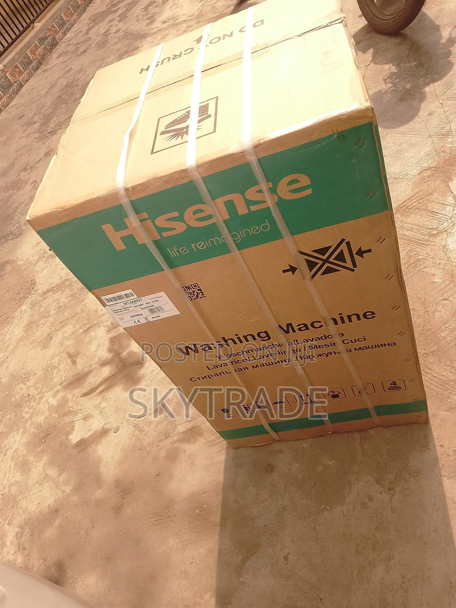 8kg Top Load Automatic Hisense Washing Maching