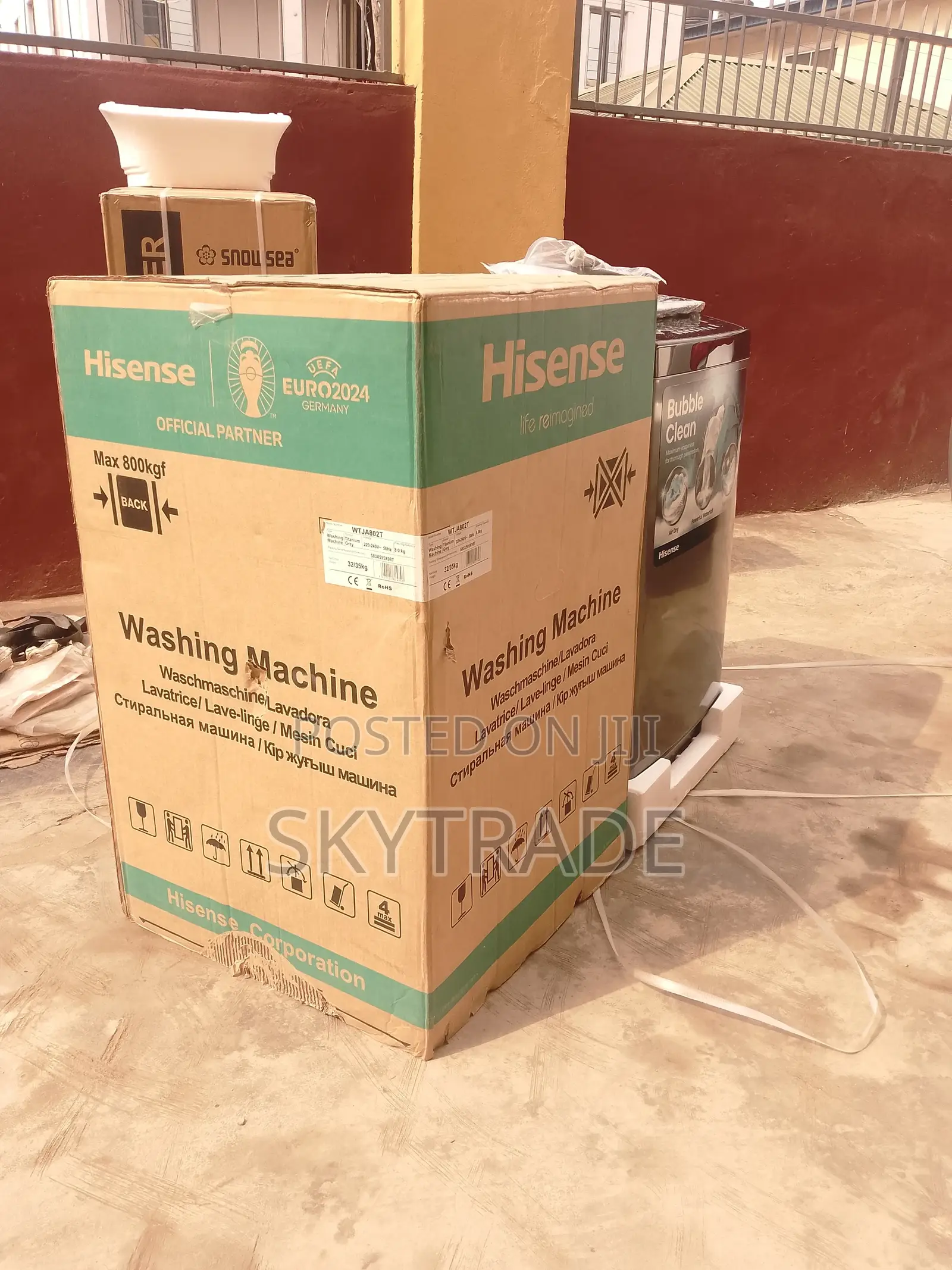 Automatic Hisense Top Loader 8kg (Wtja802t)