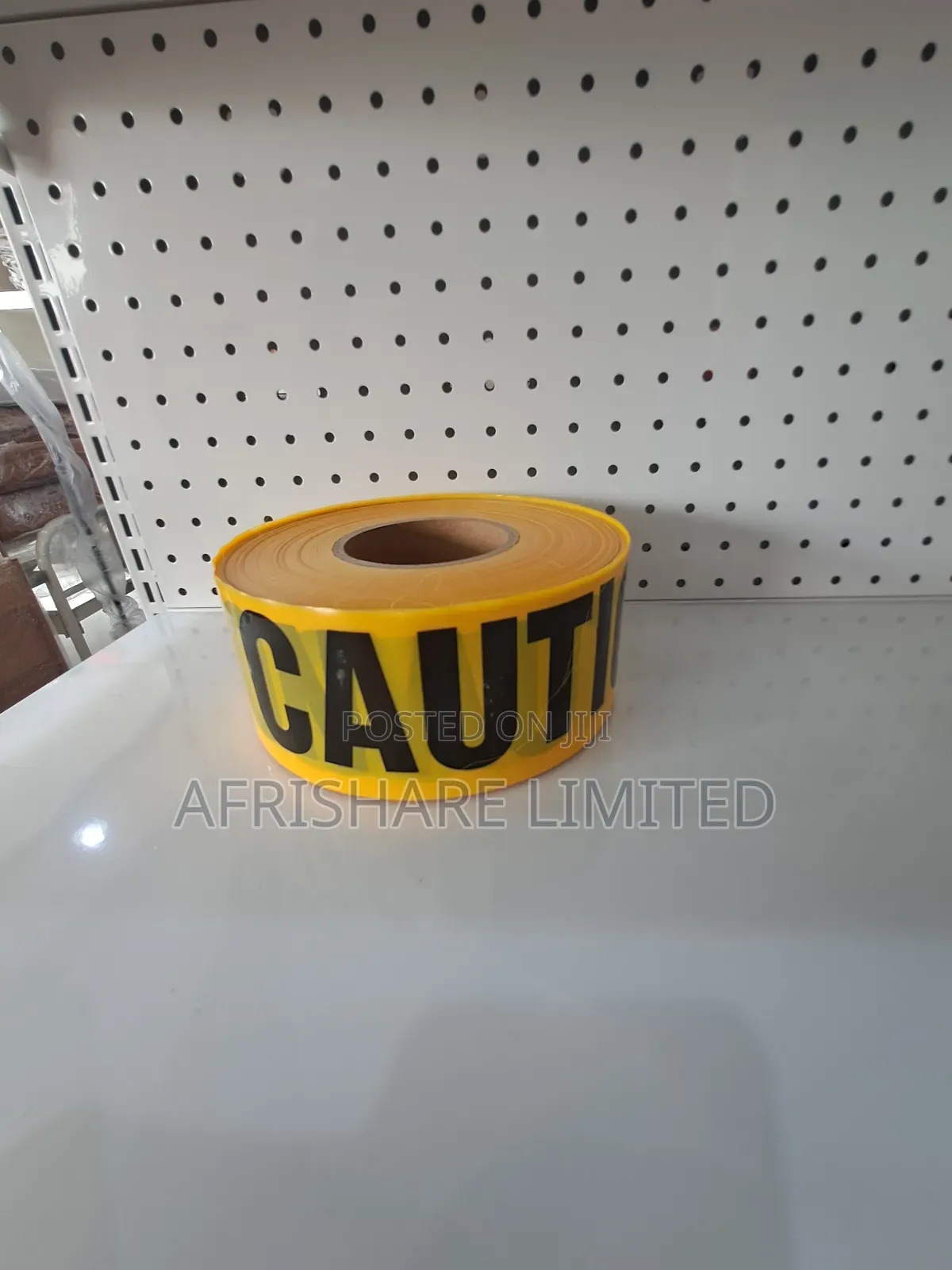 Yellow, Red, White Caution Tapes