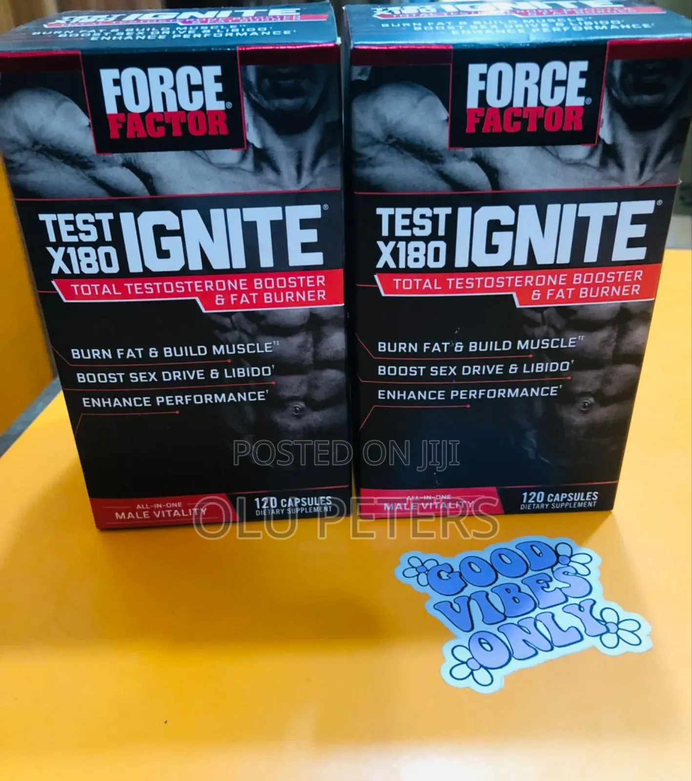 Test X180 Ignite 120 Caps