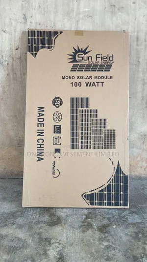 100W Sun Field Mono Crystalline Panel