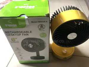 Iwin Mobile Desktop Rechargeable Fan, Iw8038-A