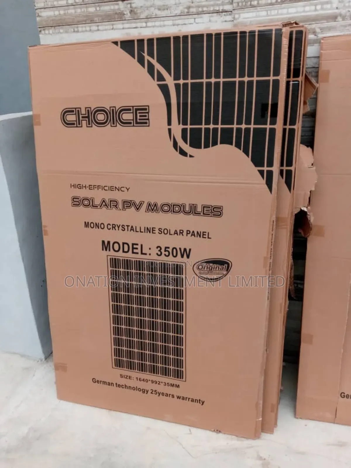 350w Choice Solar Mono Panel