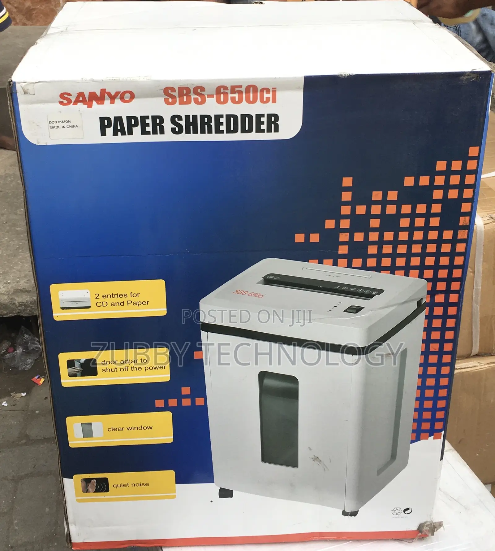 Sanyo 650cl Papershredder